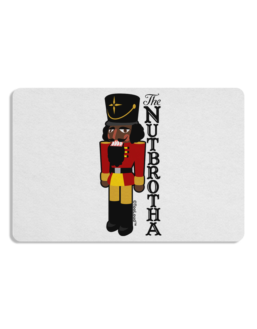 The Nutbrotha - Black Nutcracker Placemat by TooLoud Set of 4 Placemats-Placemat-TooLoud-White-Davson Sales
