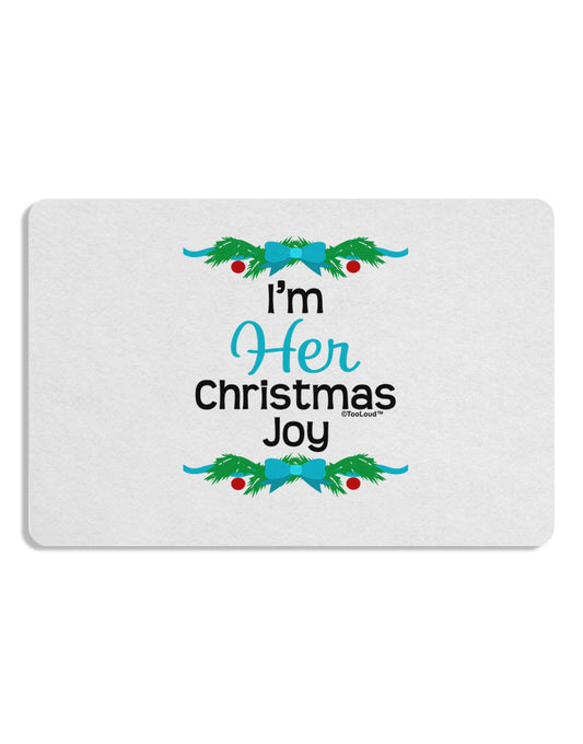 Her Christmas Joy Matching His & Hers Placemat Set of 4 Placemats-Placemat-TooLoud-White-Davson Sales