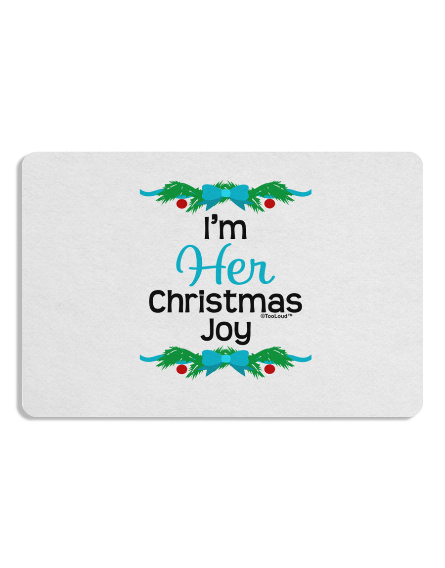 Her Christmas Joy Matching His & Hers Placemat Set of 4 Placemats-Placemat-TooLoud-White-Davson Sales