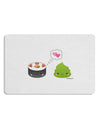 Cute Sushi and Wasabi Love Placemat by TooLoud Set of 4 Placemats-Placemat-TooLoud-White-Davson Sales