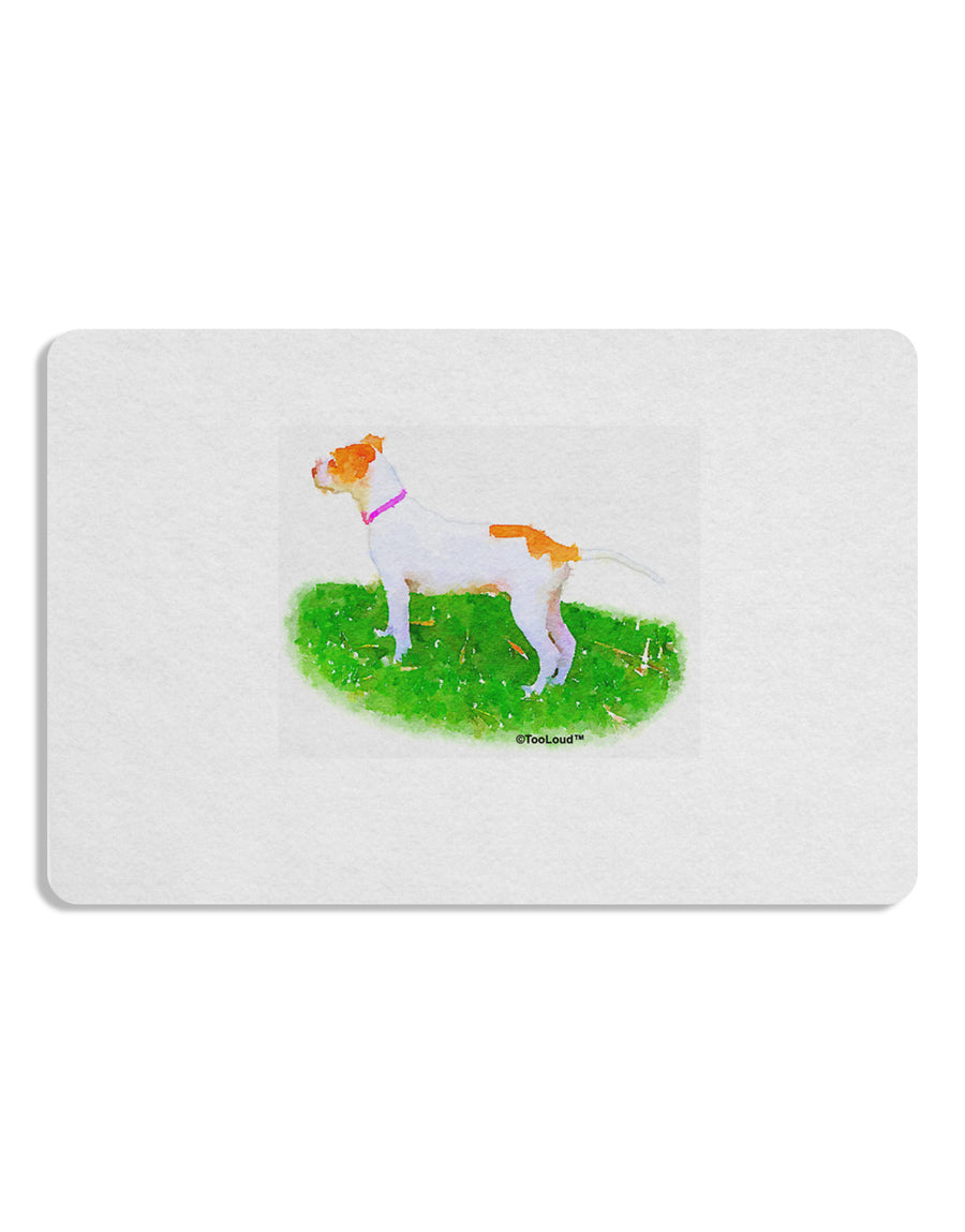 Vigilant Dog Watercolor Placemat Set of 4 Placemats-Placemat-TooLoud-White-Davson Sales