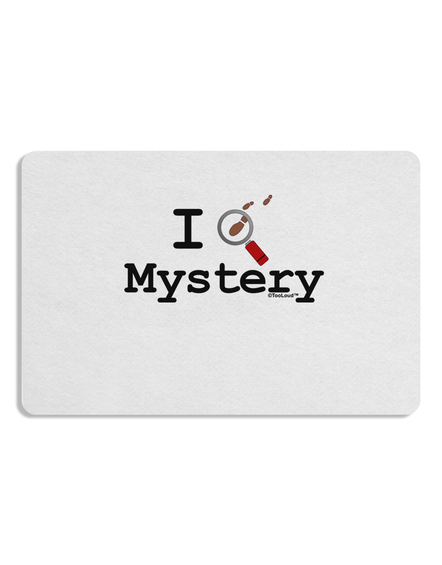 I Love Mystery Placemat Set of 4 Placemats-Placemat-TooLoud-White-Davson Sales