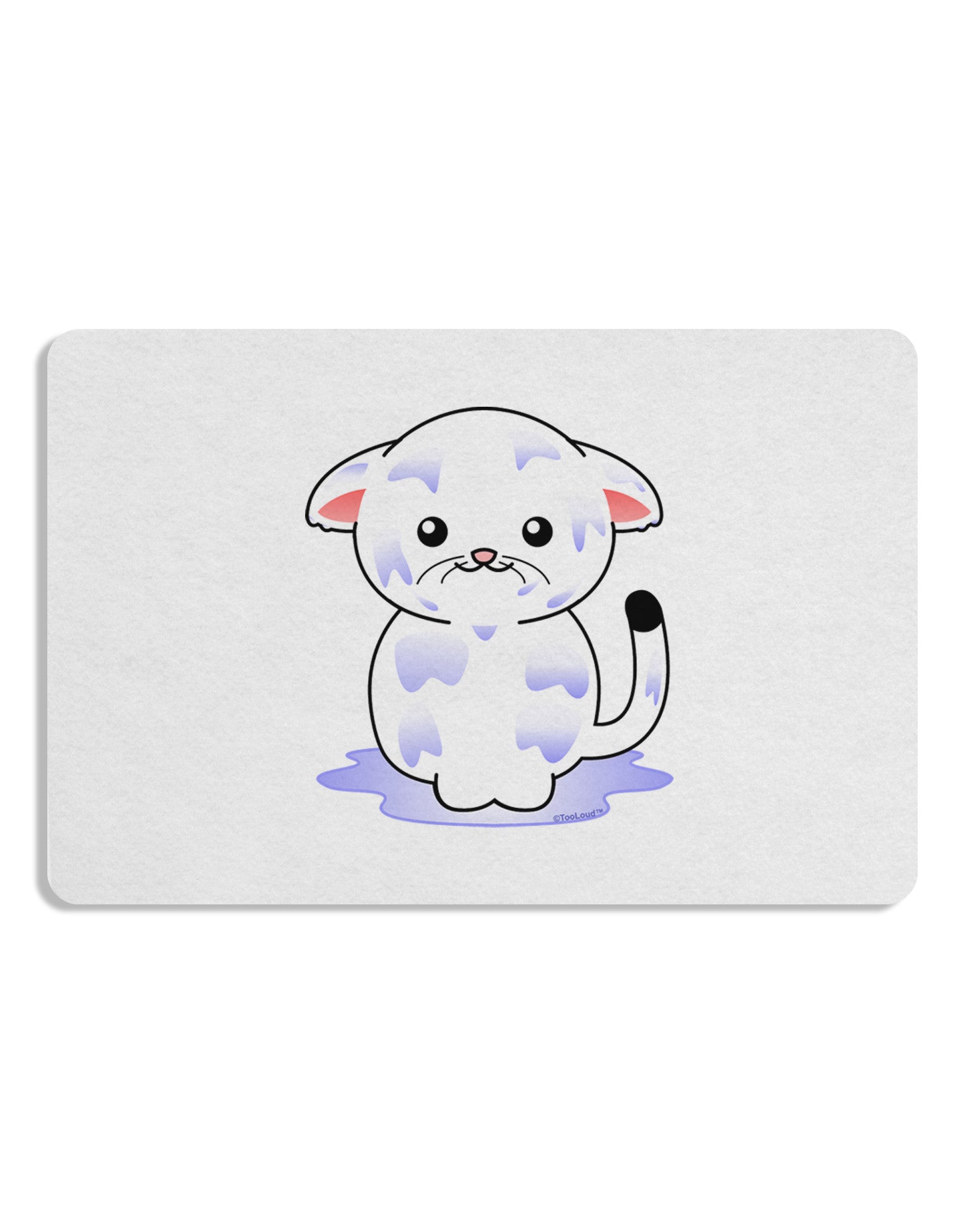 TooLoud Wet Pussycat Placemat Set of 4 Placemats-Placemat-TooLoud-White-Davson Sales