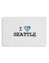 Distressed I Heart Seattle - Heart Flag Placemat by TooLoud Set of 4 Placemats-Placemat-TooLoud-White-Davson Sales