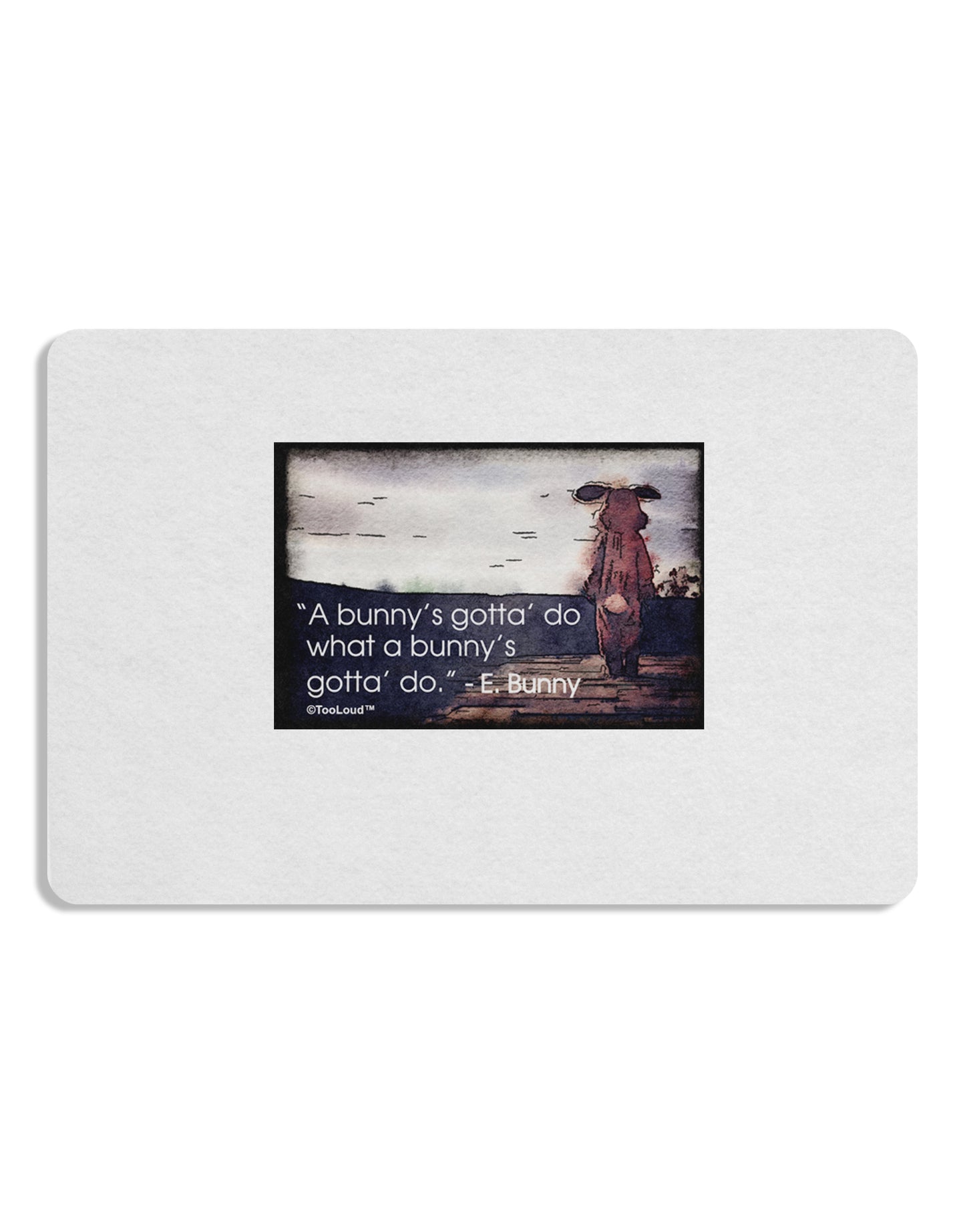 A Bunny's Gotta Do - Easter Bunny Placemat by TooLoud Set of 4 Placemats-Placemat-TooLoud-White-Davson Sales