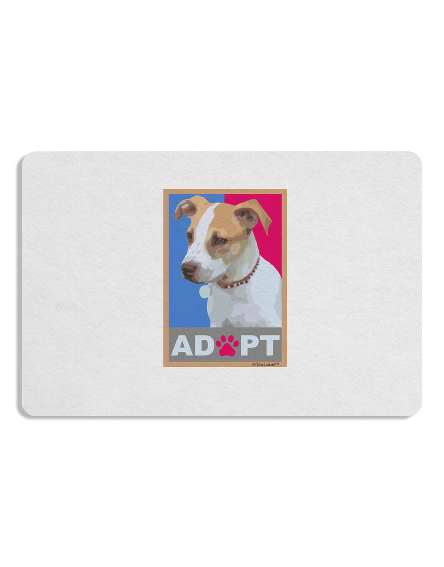 Adopt Cute Puppy Cat Adoption Placemat Set of 4 Placemats-Placemat-TooLoud-White-Davson Sales