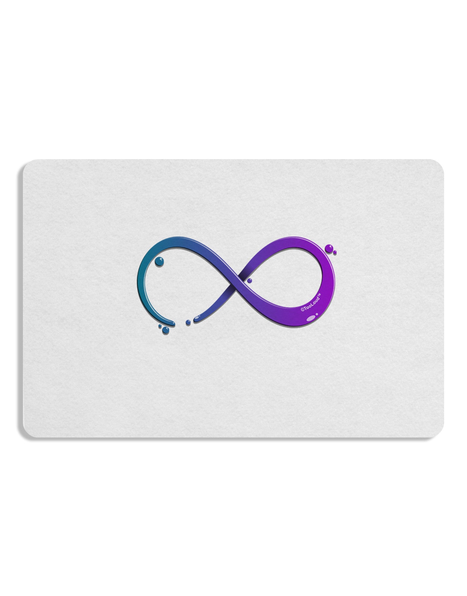 Painted Infinity Placemat Set of 4 Placemats-Placemat-TooLoud-White-Davson Sales