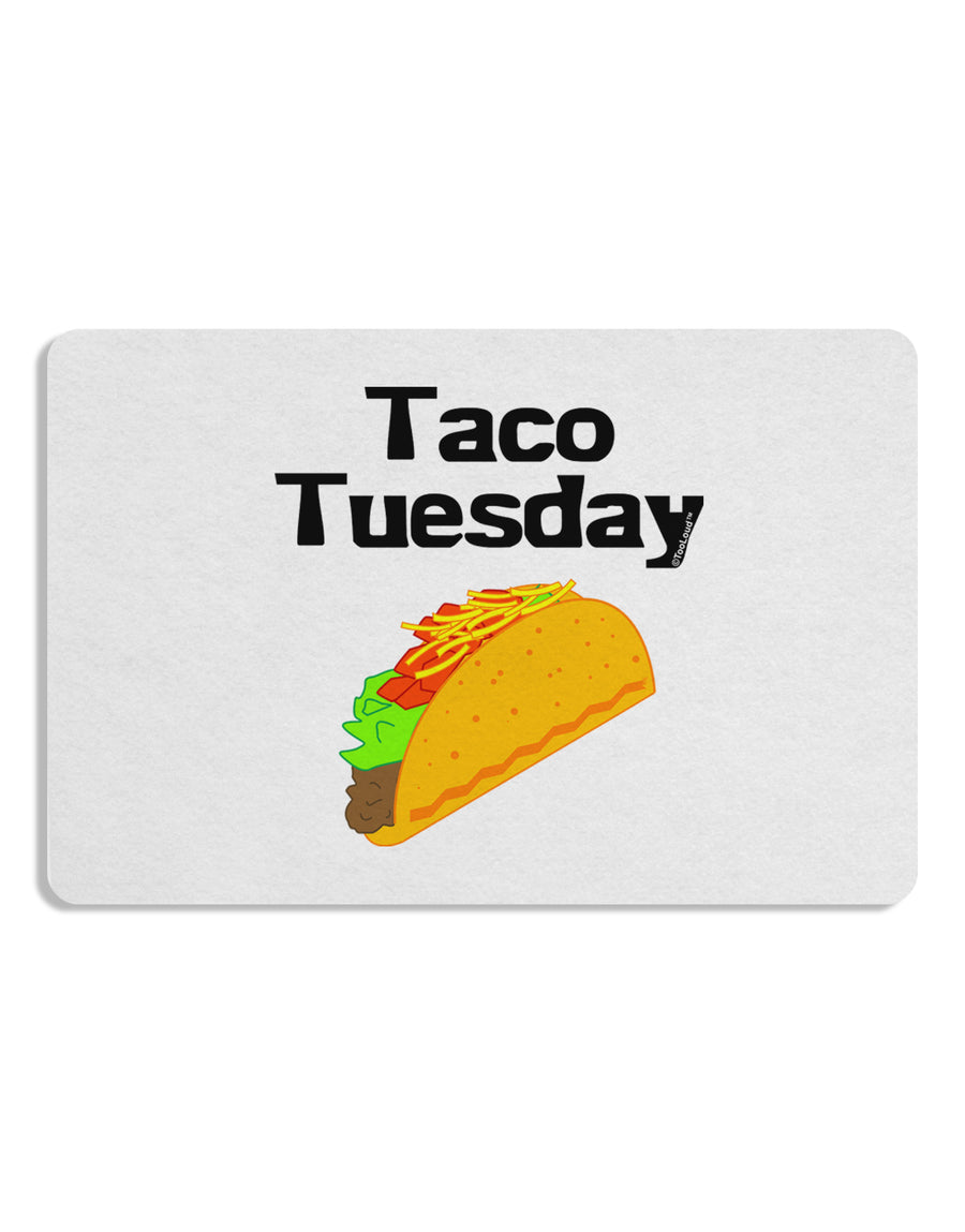 Taco Tuesday Design 12 x 18 Placemat by TooLoud Set of 4 Placemats-Placemat-TooLoud-White-Davson Sales