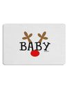 Matching Family Christmas Design - Reindeer - Baby 12 x 18 Placemat by TooLoud Set of 4 Placemats-Placemat-TooLoud-White-Davson Sales