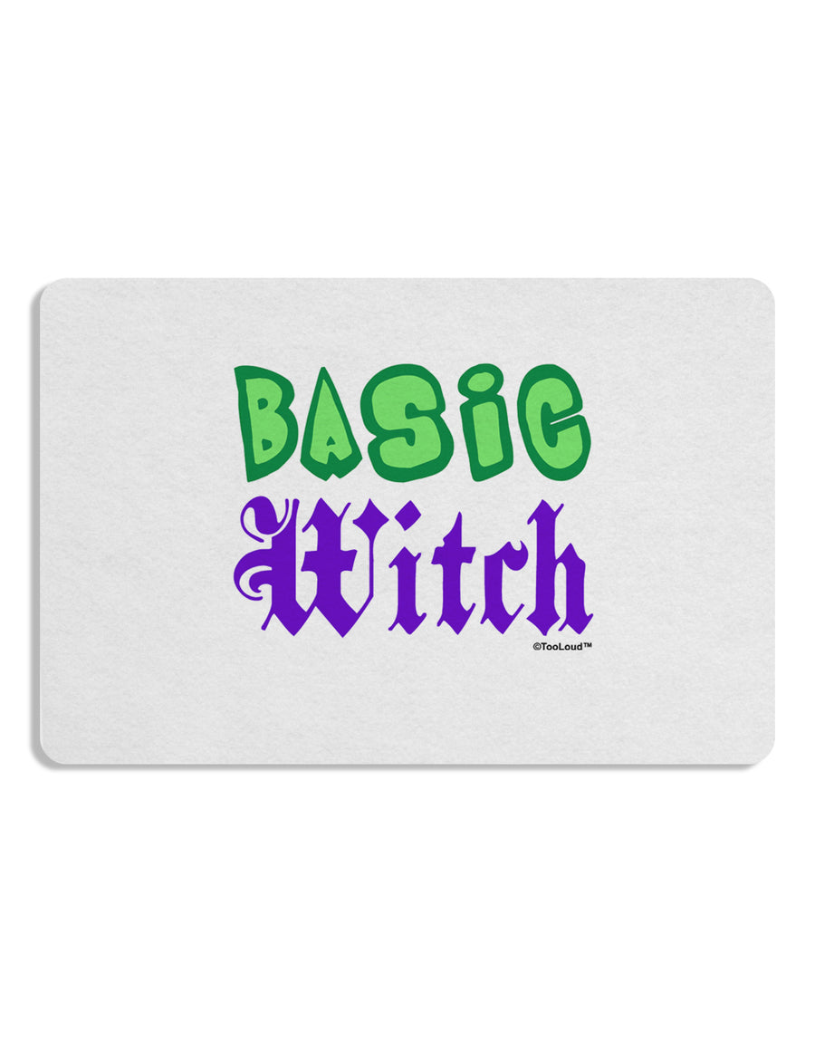 Basic Witch Color Green Placemat Set of 4 Placemats-Placemat-TooLoud-White-Davson Sales