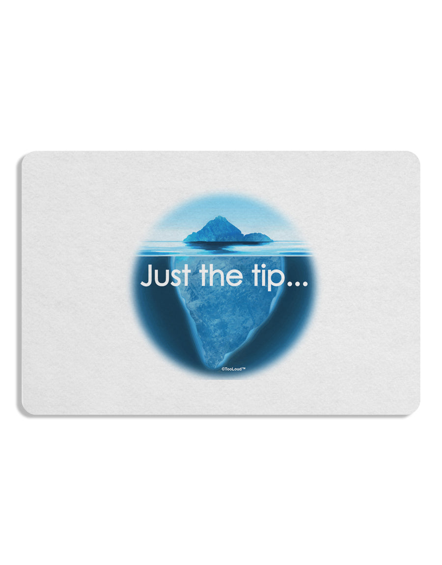 Iceberg Just the Tip Placemat Set of 4 Placemats-Placemat-TooLoud-White-Davson Sales