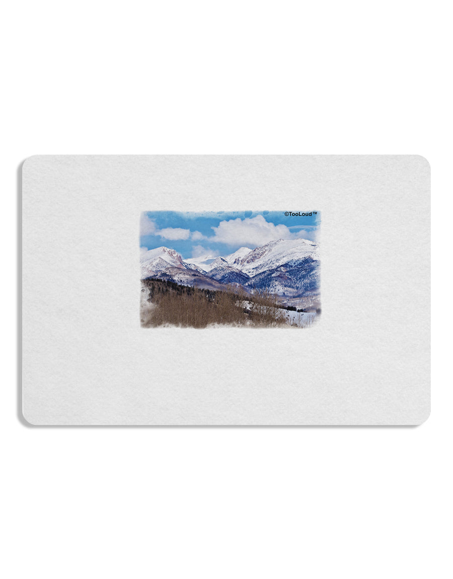 Pikes Peak Placemat Set of 4 Placemats-Placemat-TooLoud-White-Davson Sales