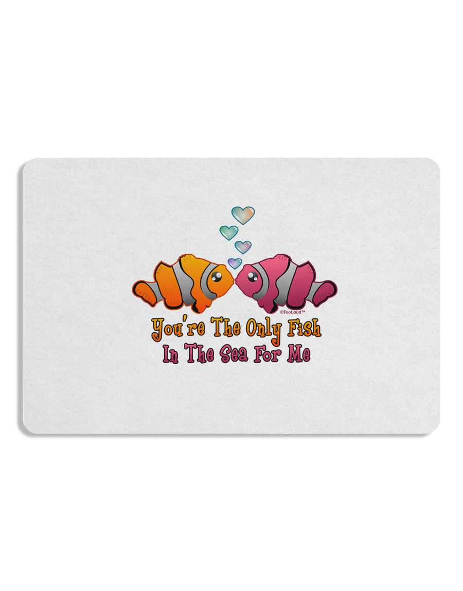 Kissy Clownfish Only Fish In The Sea Placemat Set of 4 Placemats-Placemat-TooLoud-White-Davson Sales