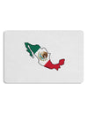 Mexico Outline - Mexican Flag Placemat by TooLoud Set of 4 Placemats-Placemat-TooLoud-White-Davson Sales