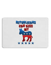 Republicans Can Kiss My - Democrat Placemat Set of 4 Placemats-Placemat-TooLoud-White-Davson Sales