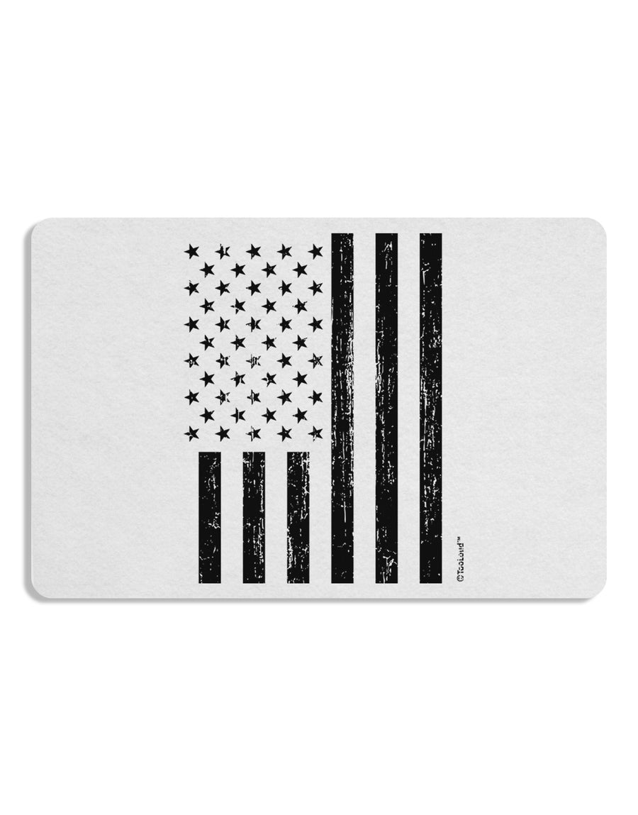 Stamp Style American Flag - Distressed Placemat by TooLoud Set of 4 Placemats-Placemat-TooLoud-White-Davson Sales