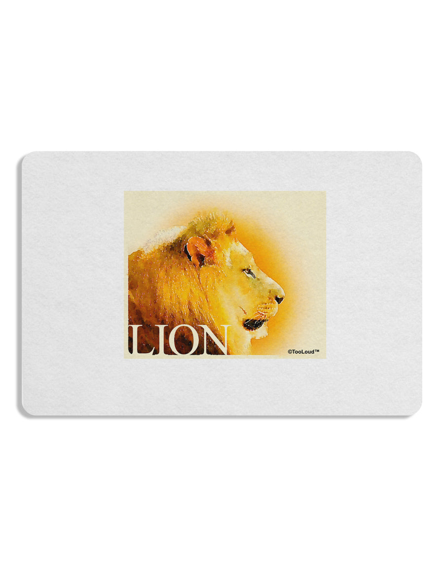 Lion Watercolor 3 Text Placemat Set of 4 Placemats-Placemat-TooLoud-White-Davson Sales