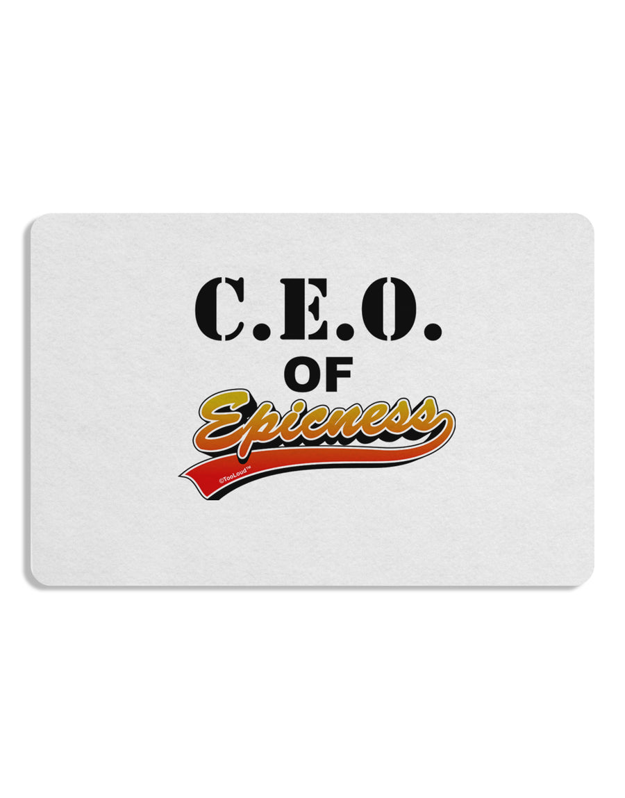 CEO Of Epicness Placemat Set of 4 Placemats-Placemat-TooLoud-White-Davson Sales