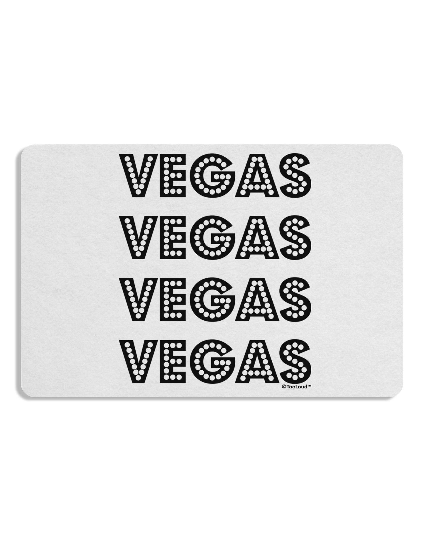 Vegas - Vegas Style Show Lights Placemat by TooLoud Set of 4 Placemats-Placemat-TooLoud-White-Davson Sales
