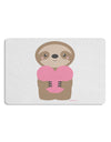 Cute Valentine Sloth Holding Heart Placemat by TooLoud Set of 4 Placemats-Placemat-TooLoud-White-Davson Sales