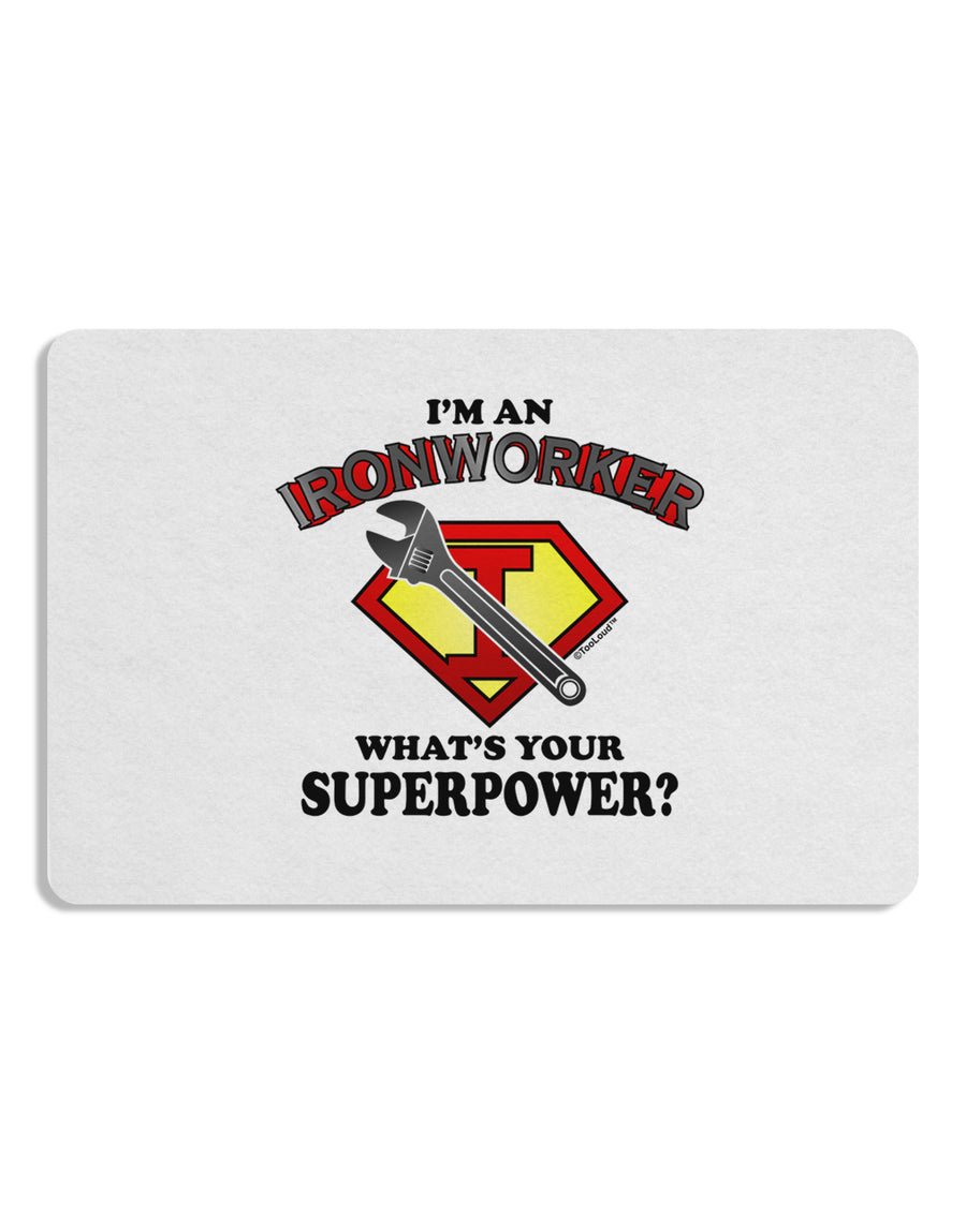 Ironworker - Superpower Placemat Set of 4 Placemats-Placemat-TooLoud-White-Davson Sales