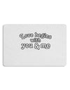 Love Begins With You and Me Placemat by TooLoud Set of 4 Placemats-Placemat-TooLoud-White-Davson Sales