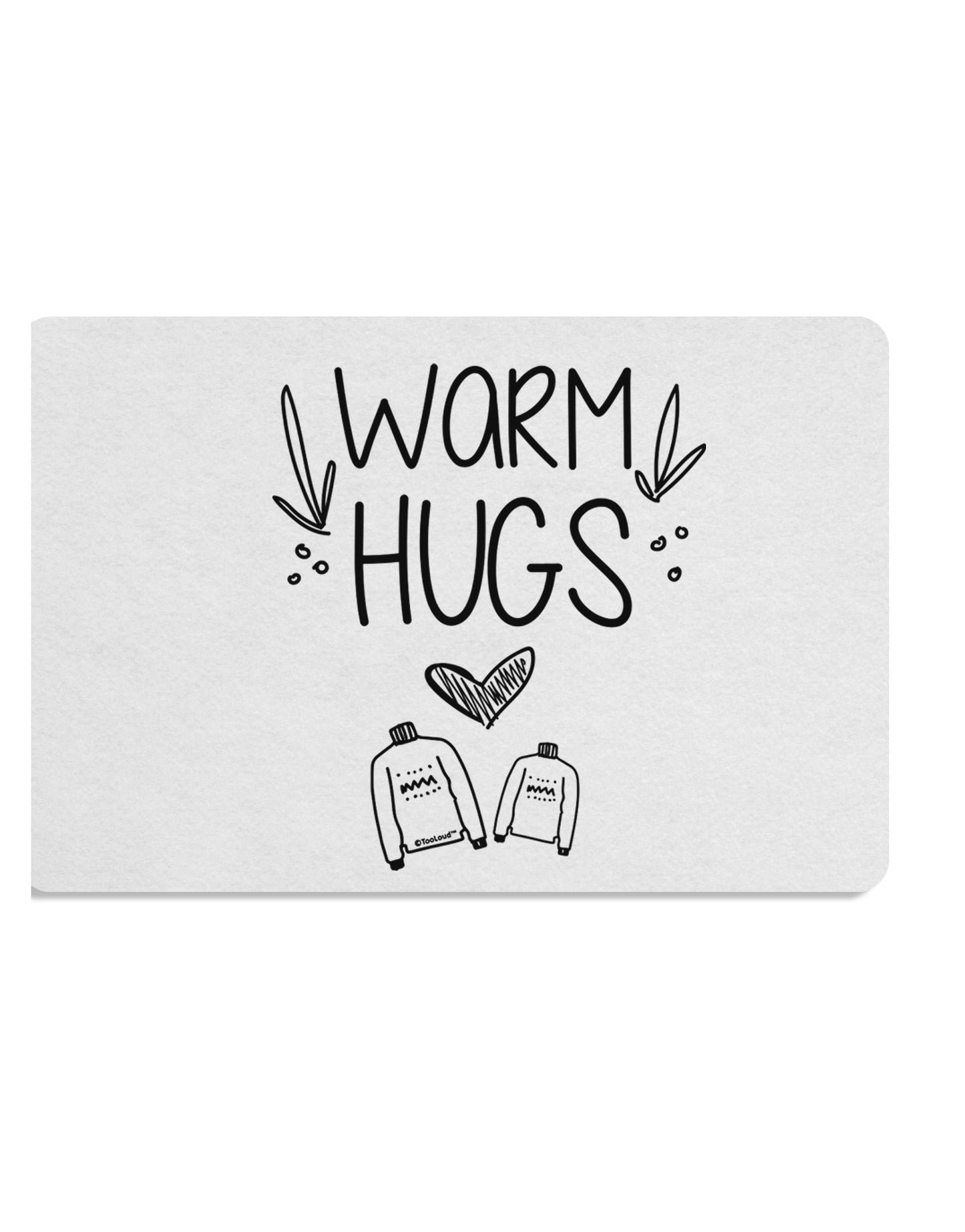 TooLoud Warm Hugs Placemat Set of 4 Placemats Multi-pack-Placemat-TooLoud-Davson Sales