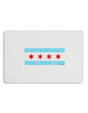 Distressed Chicago Flag Design Placemat by TooLoud Set of 4 Placemats-Placemat-TooLoud-White-Davson Sales