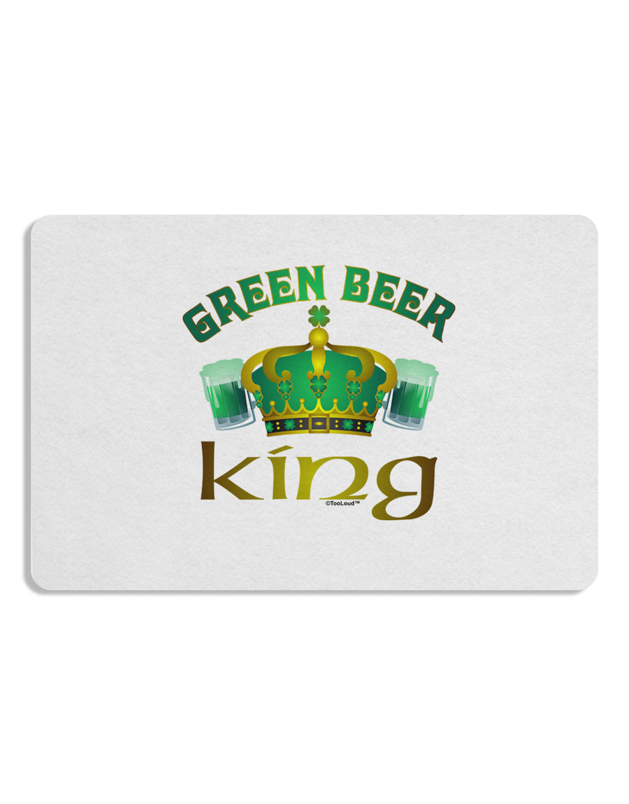 Green Beer King Placemat Set of 4 Placemats-Placemat-TooLoud-White-Davson Sales