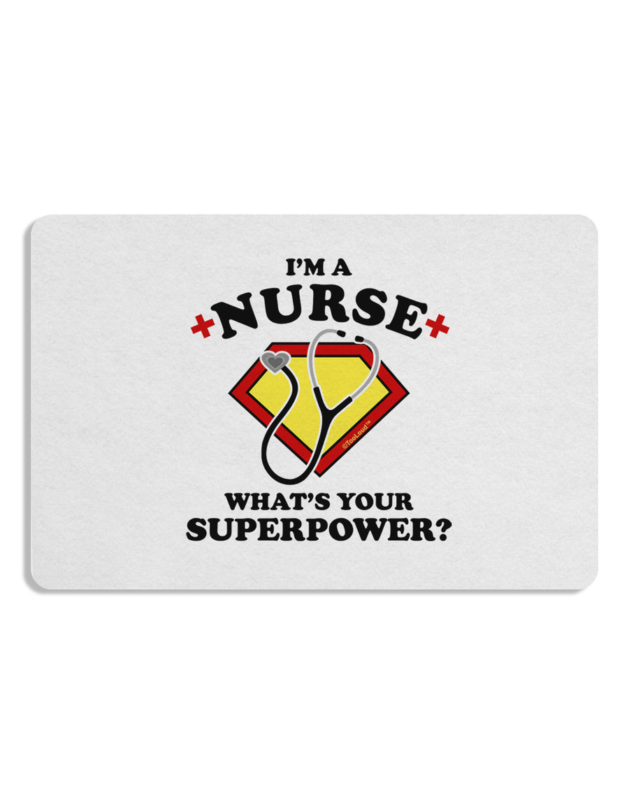 Nurse - Superpower Placemat Set of 4 Placemats-Placemat-TooLoud-White-Davson Sales
