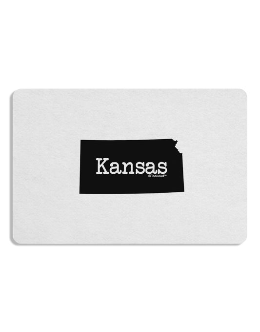 Kansas - United States Shape Placemat Set of 4 Placemats-Placemat-TooLoud-White-Davson Sales