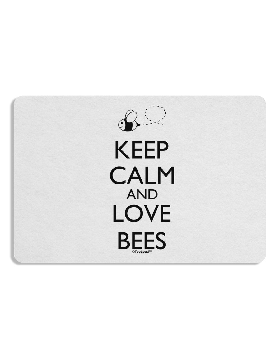 Keep Calm and Love Bees Placemat Set of 4 Placemats-Placemat-TooLoud-White-Davson Sales