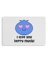 I Love You Berry Much Placemat by TooLoud Set of 4 Placemats-Placemat-TooLoud-White-Davson Sales