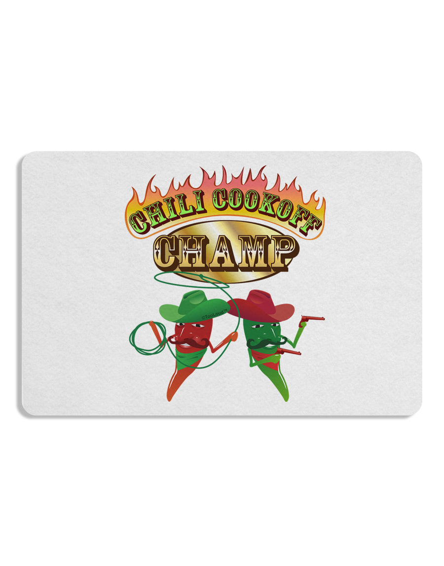 Cowboy Chili Cookoff Champ Placemat Set of 4 Placemats-Placemat-TooLoud-White-Davson Sales