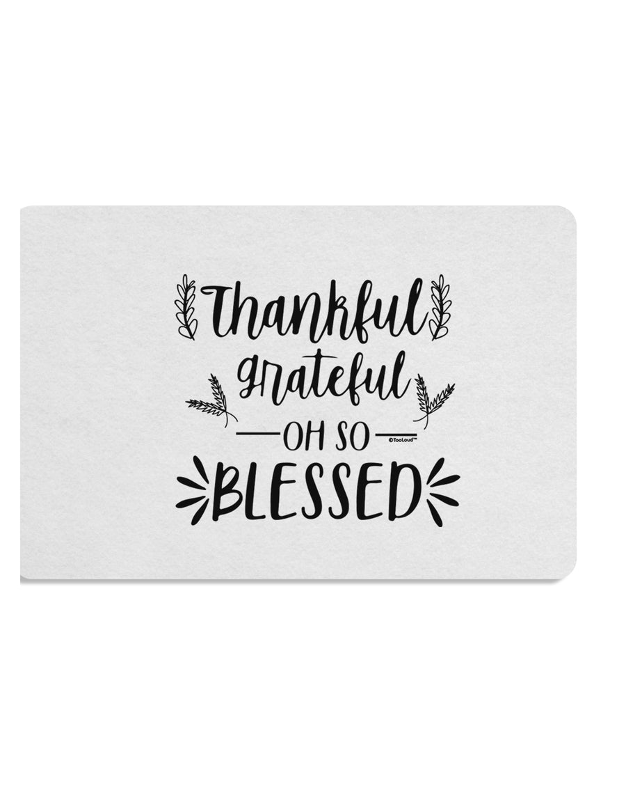 TooLoud Thankful grateful oh so blessed Placemat Set of 4 Placemats Multi-pack-Placemat-TooLoud-Davson Sales