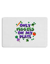 Only Veggies On My Plate Placemat Set of 4 Placemats-Placemat-TooLoud-White-Davson Sales