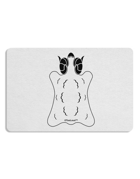 Golden Fleece Black and White Design 12 x 18 Placemat by TooLoud Set of 4 Placemats-Placemat-TooLoud-White-Davson Sales