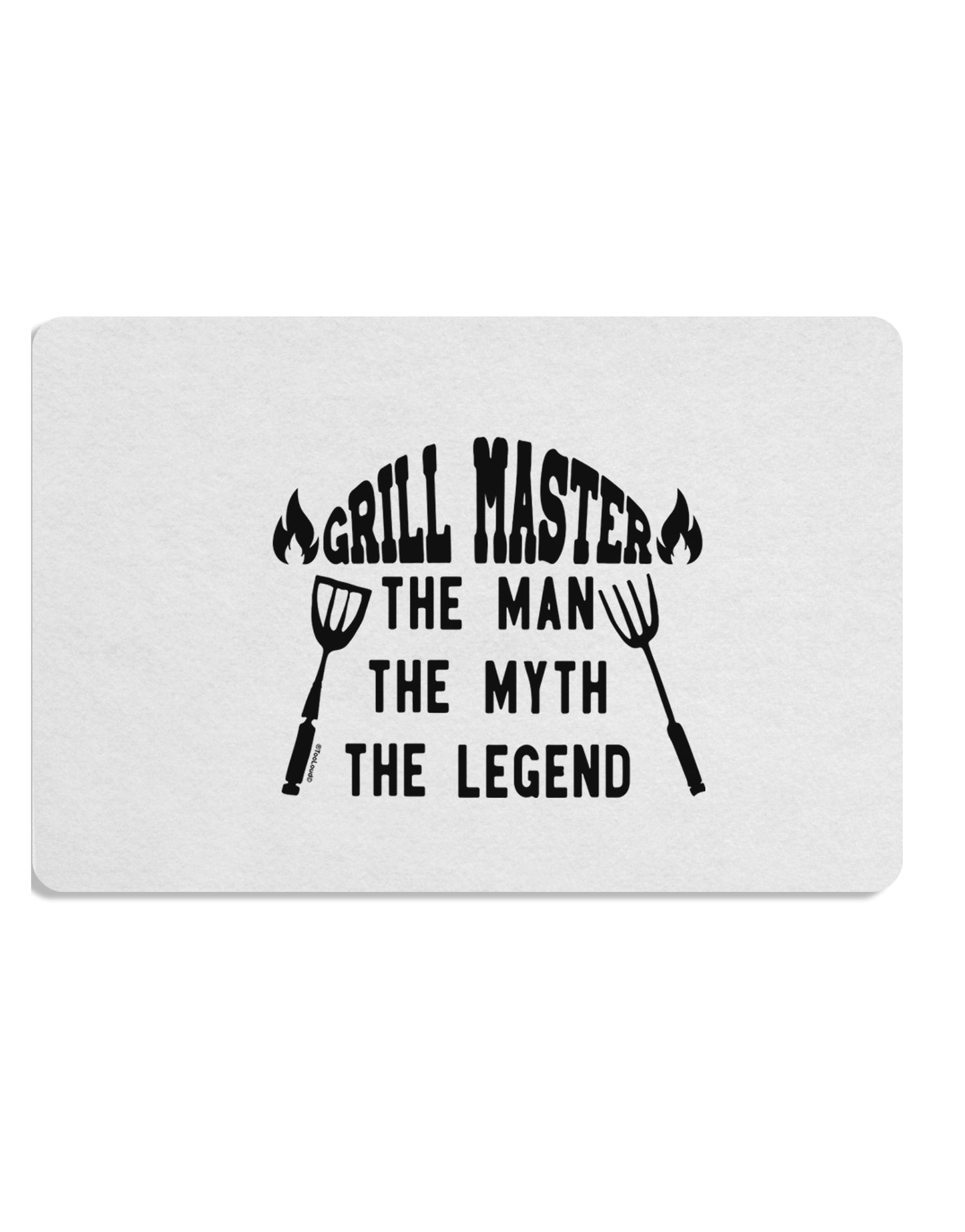 TooLoud Grill Master The Man The Myth The Legend Placemat Set of 4 Placemats Multi-pack-PlaceMats-TooLoud-Davson Sales
