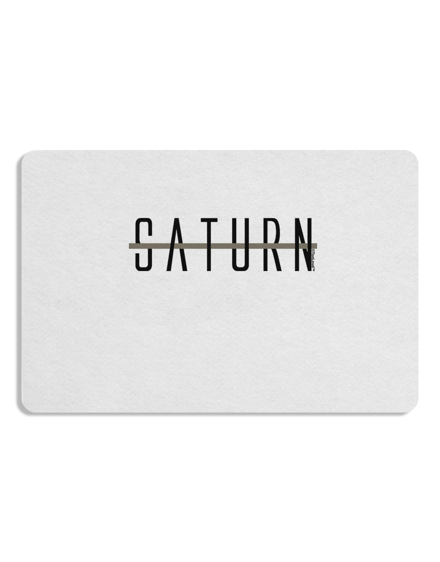 Planet Saturn Text Only Placemat by TooLoud Set of 4 Placemats-Placemat-TooLoud-White-Davson Sales