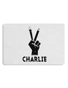 Hand Peace Sign - Charlie Design Placemat by TooLoud Set of 4 Placemats-Placemat-TooLoud-White-Davson Sales