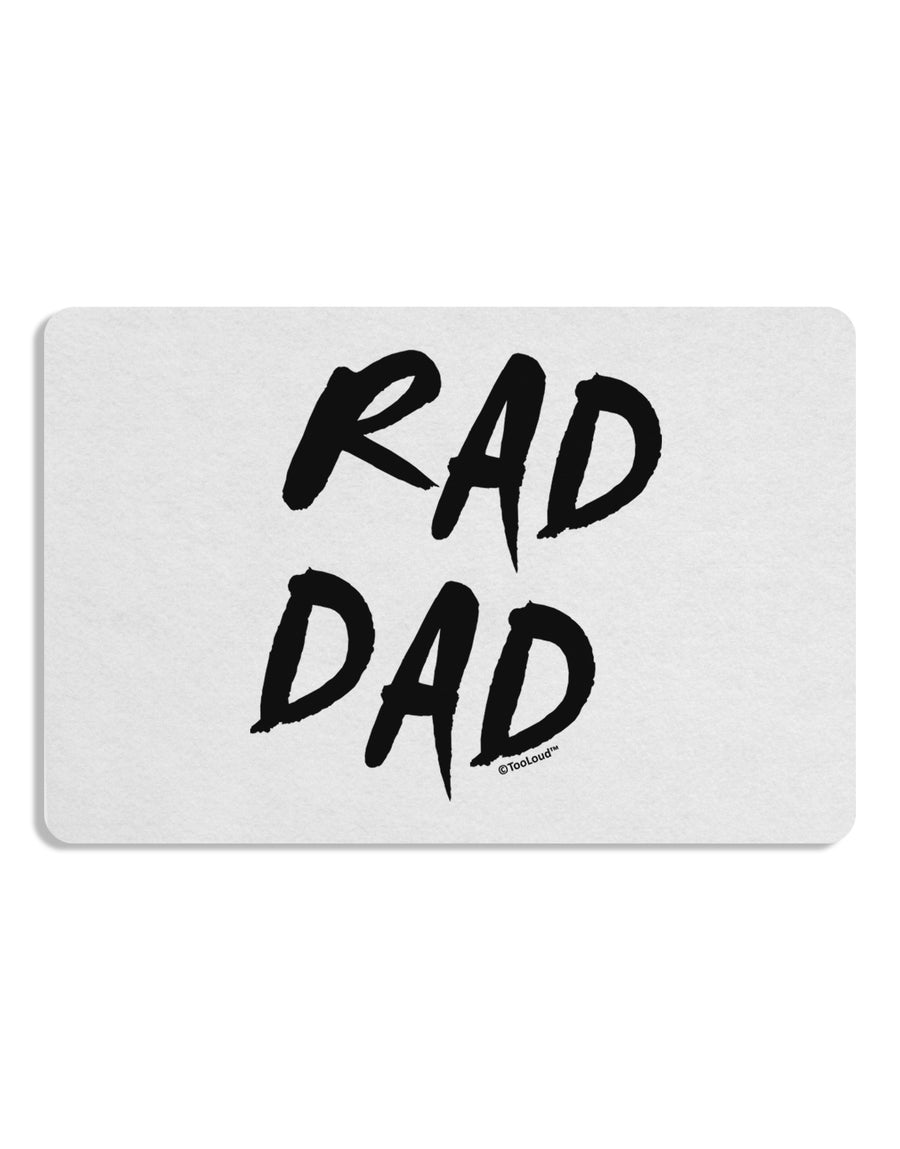 Rad Dad Design Placemat Set of 4 Placemats-Placemat-TooLoud-White-Davson Sales