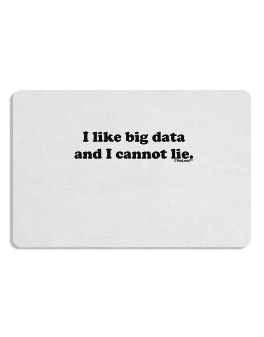 I Like Big Data Placemat by TooLoud Set of 4 Placemats-Placemat-TooLoud-White-Davson Sales