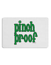 Pinch Proof - St. Patrick's Day Placemat by TooLoud Set of 4 Placemats-Placemat-TooLoud-White-Davson Sales