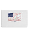 Veterans Scripted Flag Placemat Set of 4 Placemats-Placemat-TooLoud-White-Davson Sales