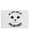 My Cats are my Valentines Placemat by TooLoud Set of 4 Placemats-Placemat-TooLoud-White-Davson Sales