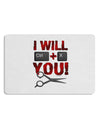 I Will Ctrl X You Placemat Set of 4 Placemats-Placemat-TooLoud-White-Davson Sales