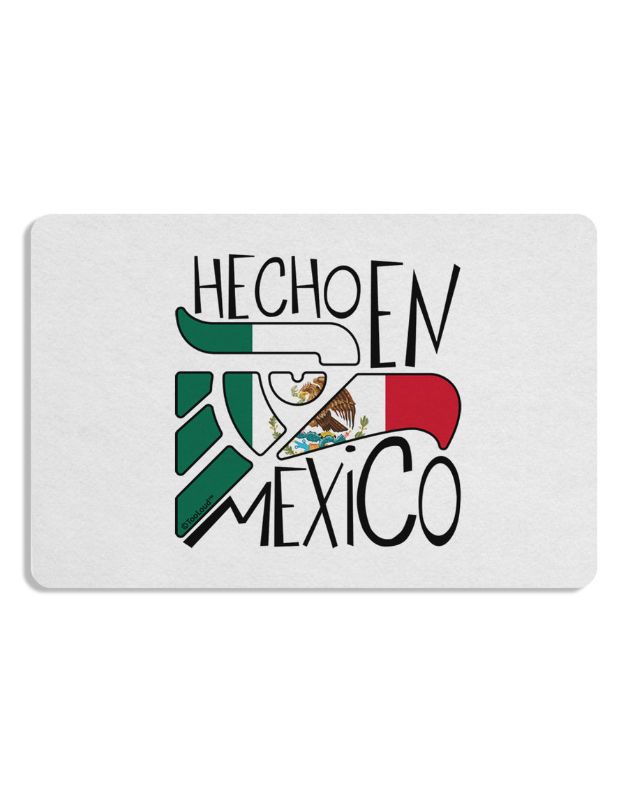 Hecho en Mexico Design - Mexican Flag Placemat by TooLoud Set of 4 Placemats-Placemat-TooLoud-White-Davson Sales