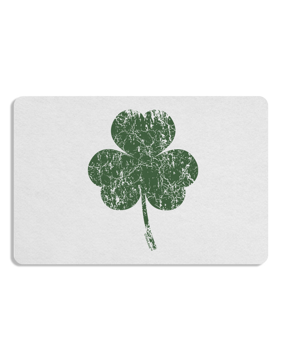 Distressed Traditional Irish Shamrock Placemat Set of 4 Placemats-Placemat-TooLoud-White-Davson Sales