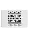 Error 404 Festivity Not Found Placemat by TooLoud Set of 4 Placemats-Placemat-TooLoud-White-Davson Sales