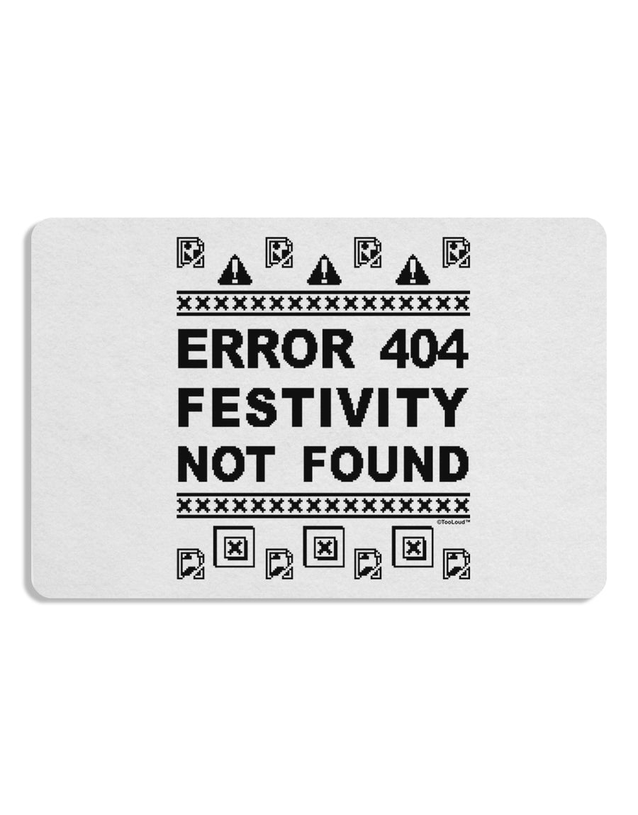 Error 404 Festivity Not Found Placemat by TooLoud Set of 4 Placemats-Placemat-TooLoud-White-Davson Sales